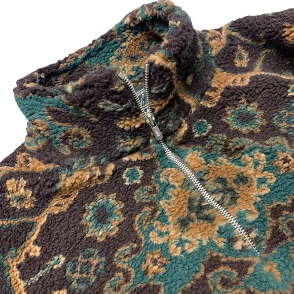 Kith Sebastian Quarter Zip Pullover Sweater Sandy Heather - Picture 3 of 5